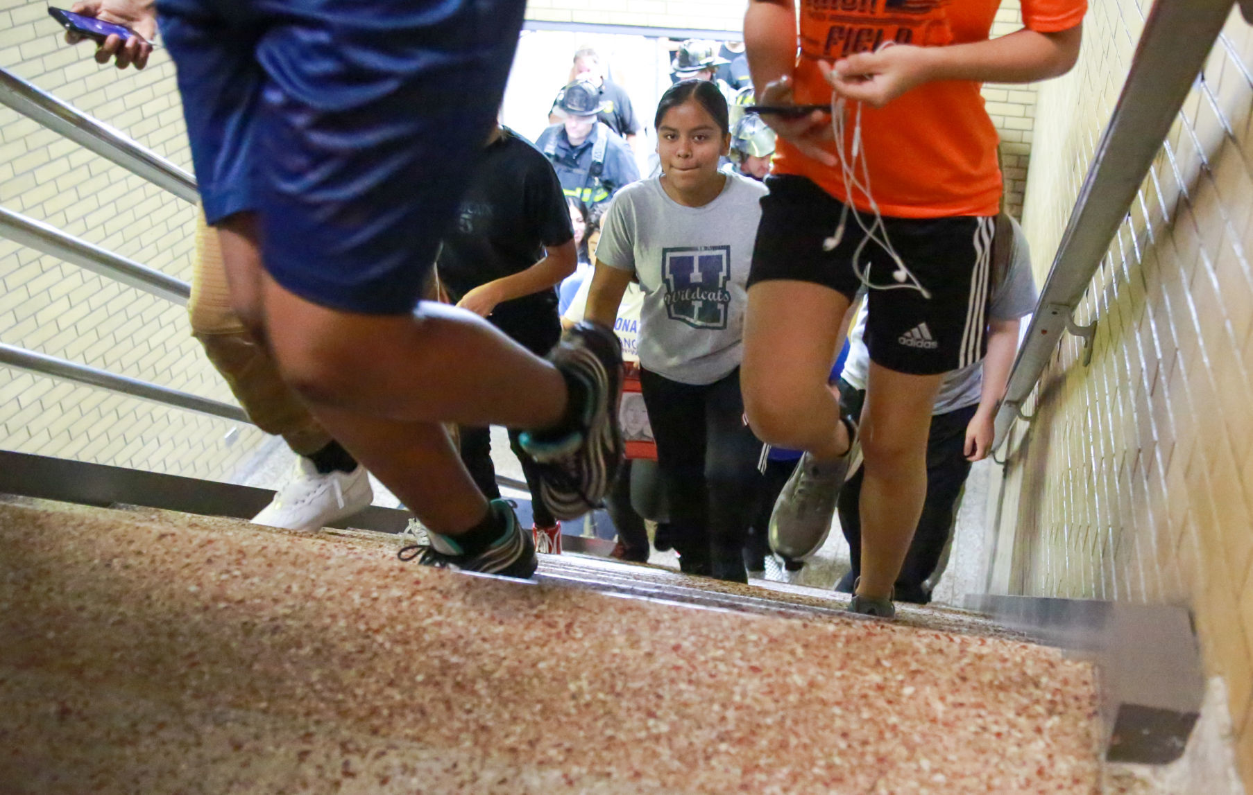 Hammond Area Career Center 95-flight stair climb